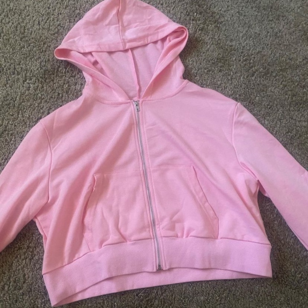 fashion nova pink zip up